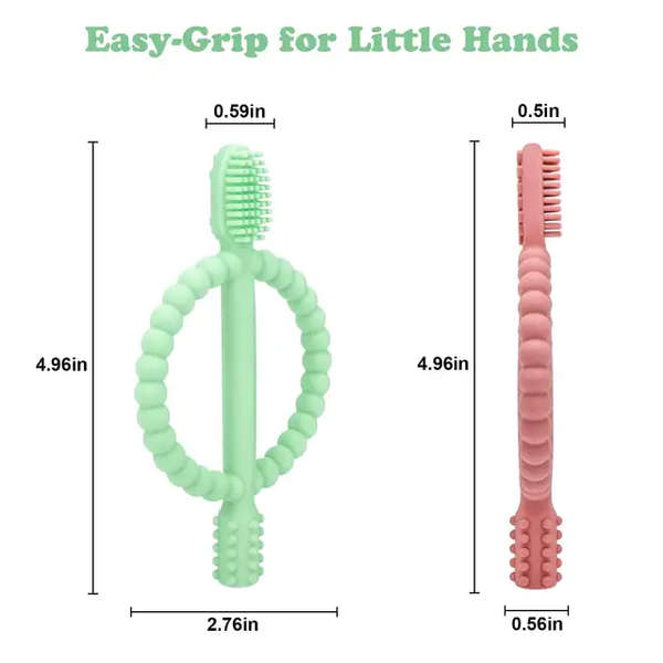 2 in 1 toothbrush teether