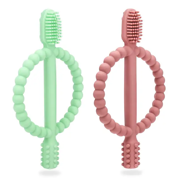 2 in 1 toothbrush teether