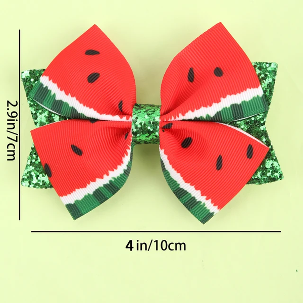 Watermelon hair clips for Palestine