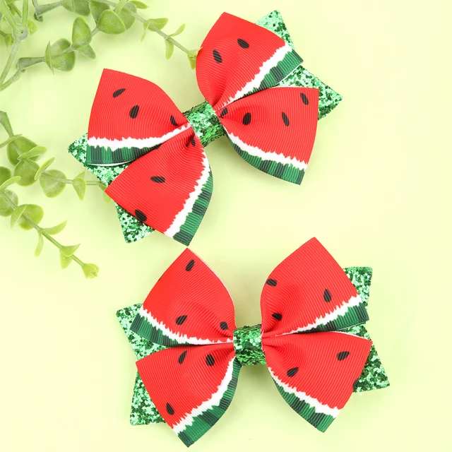 Watermelon hair clips for Palestine