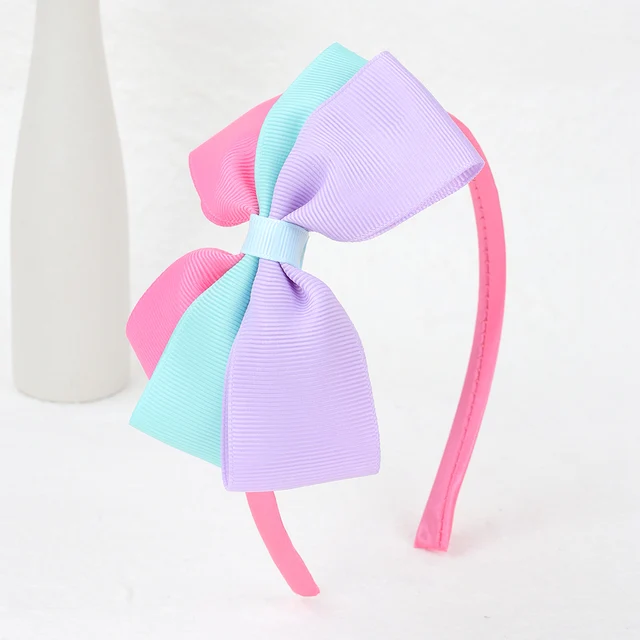 Multi colour bow aliceband