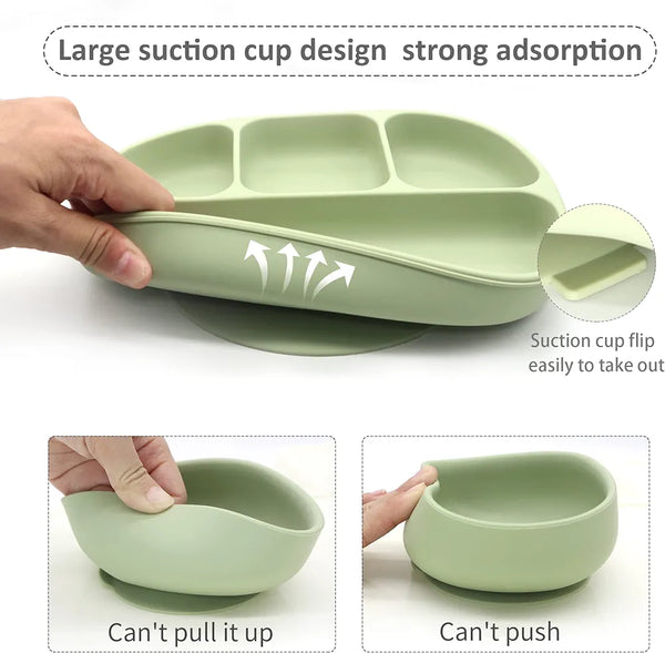 suction bowl and spoon set