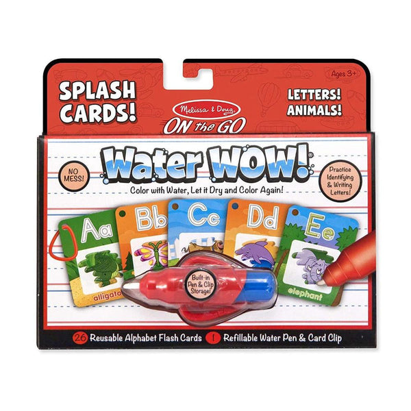 Melissa & Doug Water Wow Alphabet Cards On the Go Travel Activity