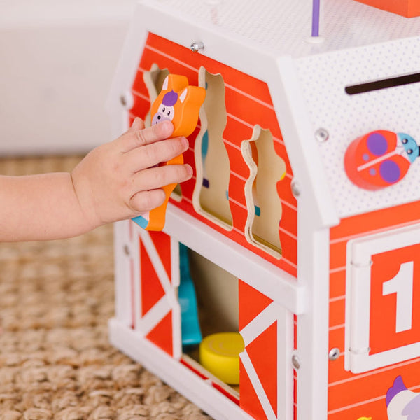 First Play Slide, Sort & Roll Activity Barn