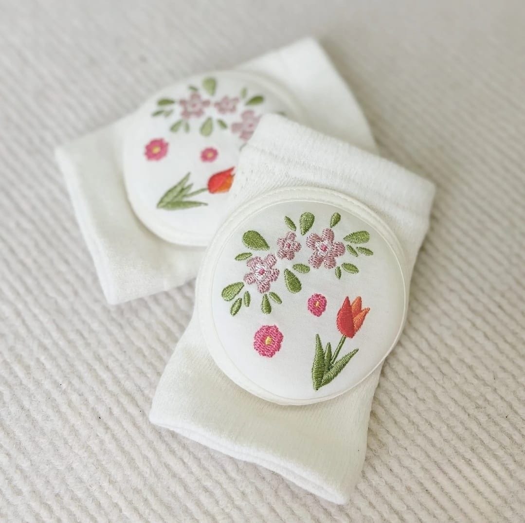 Little H luxury knee pads {flower design}