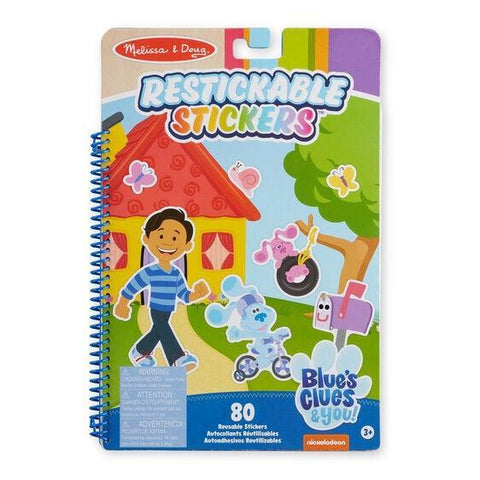 Melissa & Doug Blues Clues & You! Restickable Stickers - Places