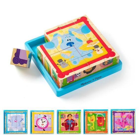 Melissa & Doug Blues Clues & You! - Wooden Cube Puzzle