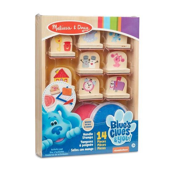 Melissa & Doug Blues Clues & You! - Wooden Handle Stamps Activity