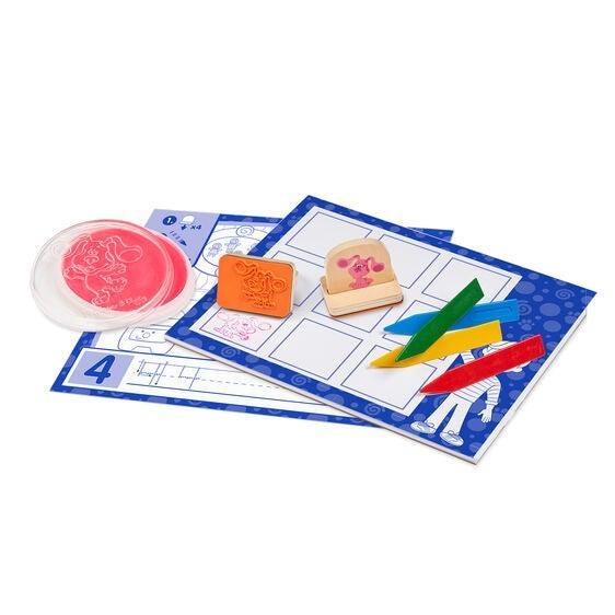 Melissa & Doug Blues Clues & You! - Wooden Handle Stamps Activity