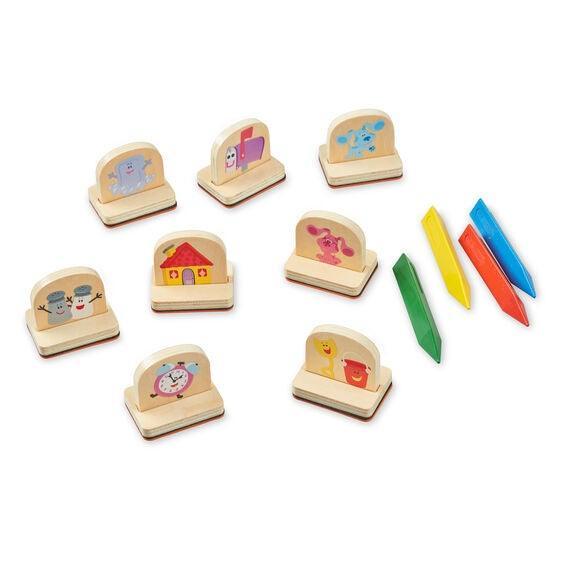 Melissa & Doug Blues Clues & You! - Wooden Handle Stamps Activity