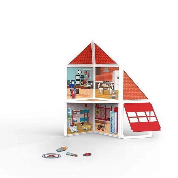 Melissa & Doug Magnetivity™ Magnetic Building Playset - Fire Station