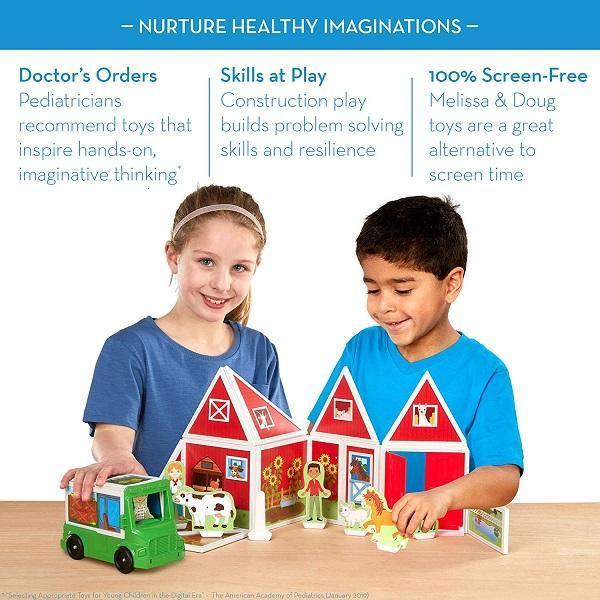 Melissa & Doug Magnetivity™ Magnetic Building Playset - On the Farm