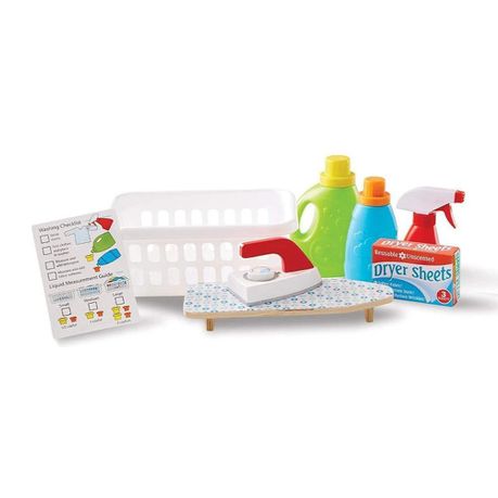 Melissa and doug cleaning and store laundry set