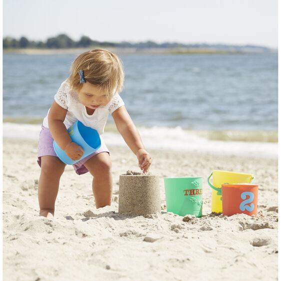 Seaside Sidekicks Nesting Pails Sand Toys