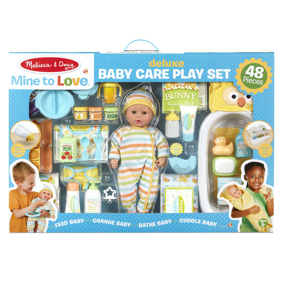 Melissa & Doug Deluxe Cleaning & Laundry Play Set