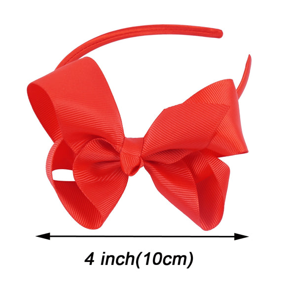 Bow Aliceband Red