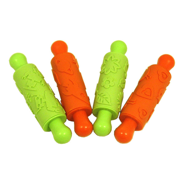 Assorted rubber rolling pins